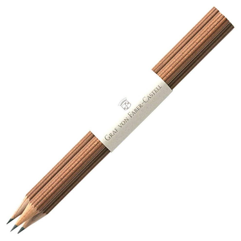 Graf von Faber-Castell Pencils NR III Hardness B Pen with Swimming Cap?-?Brown