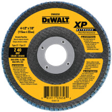 DEWALT DW8250 4-1/2-Inch by 7/8-Inch 40g XP Flap Disc