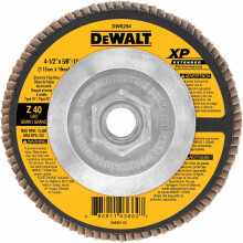 DeWalt DW8254 4-1/2"""" x 5/8""""-11 40-Grit Stainless Steel Zirconia XP Flap Disc