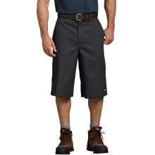 Dickies Herren-Arbeitsshorts mit 15-Zoll-Innennaht und Mehrzwecktasche, Schwarz, 38