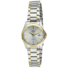 CASIO COLLECTION Mod. LADY DATE STEEL-GOLD - ARGENTÈE GOLD INDEXES