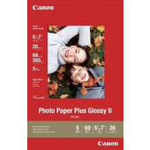 Canon Photo Paper Plus Glossy II  5 x 7 Inches  20 Sheets (2311B024)