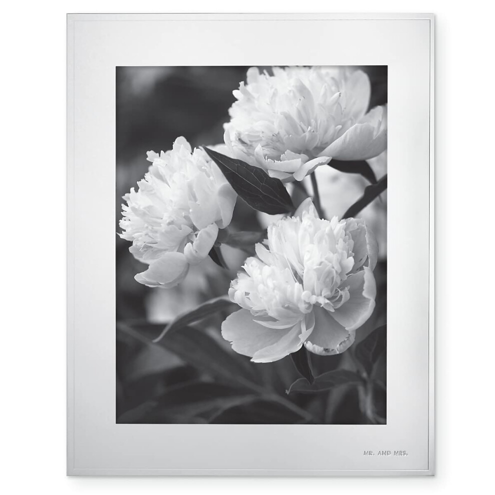 Kate Spade """"Darling Point"""" Silverplate 8"""" x 10"""" Photo Frame