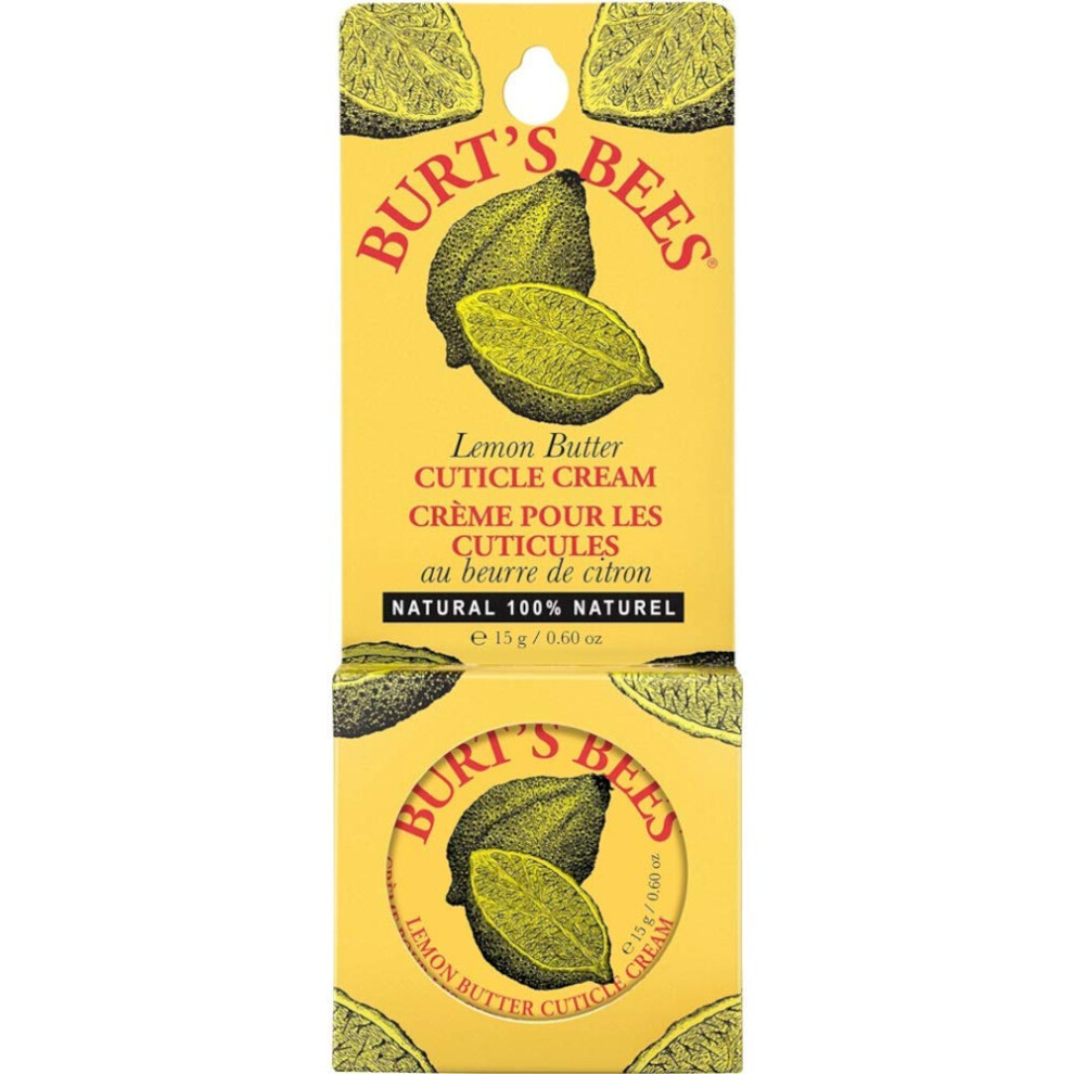 Burt's Bees Lemon Butter Cuticle Creme  0.6-Ounce Tin (Pack of 3)