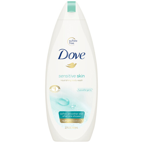 Dove Dove Αφρόλουτρο για Ευαίσθητο Δέρμα, Συσκευασία των 3 τεμαχίων 24 oz 1