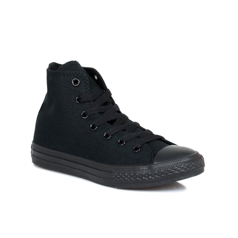 Converse Baby Chuck Taylor All Star Canvas High Top Sneaker  Black Monochrome  3 M US Infant