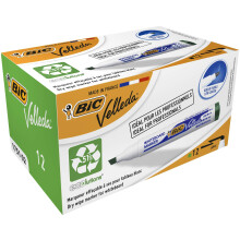 Marcatore cancellabile Velleda 1751 - Verde - BIC - Punta smussata - Inchiostro a base di chetoni verdi