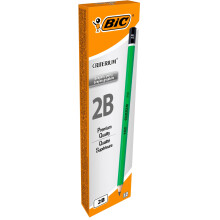 BIC Criterium 550 2B Hexagonal Pencils (Box of 12) Black