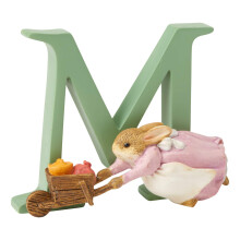 Enesco Beatrix Potter Alphabet Collection Letter M Cecily Parsley Figurine 2.68 Inch Multicolor