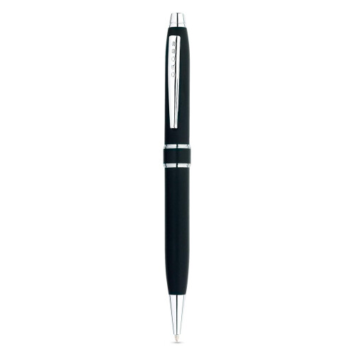 Cross Cross Stratford Black Lacquer Ballpoint Pen with Chrome Appointments