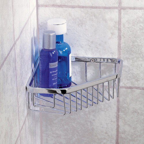 Gatco Γωνιακό καλάθι ντους ή μπανιέρας Gatco 1499 8-1/2 ιντσών χρώμιο 1