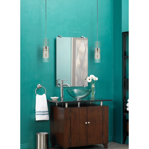 Gatco Gatco 1561 Latitude II Fixed Mounted 30"""" Frameless Rectangle Mirror 30 Inch Chrome 1