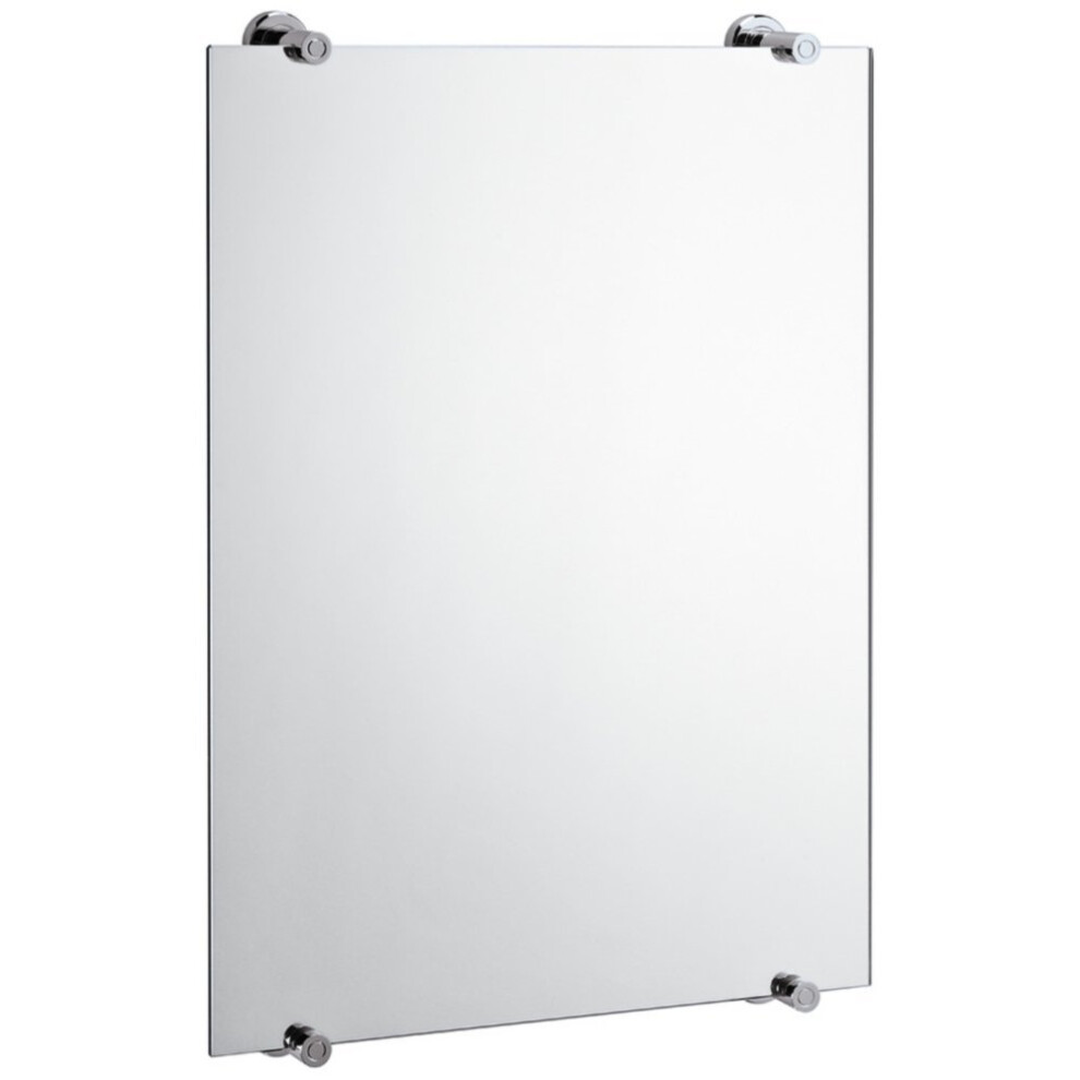 Gatco 1561 Latitude Ii Fixed Mounted 30"""" Frameless Rectangle Mirror 30 Inch Chrome