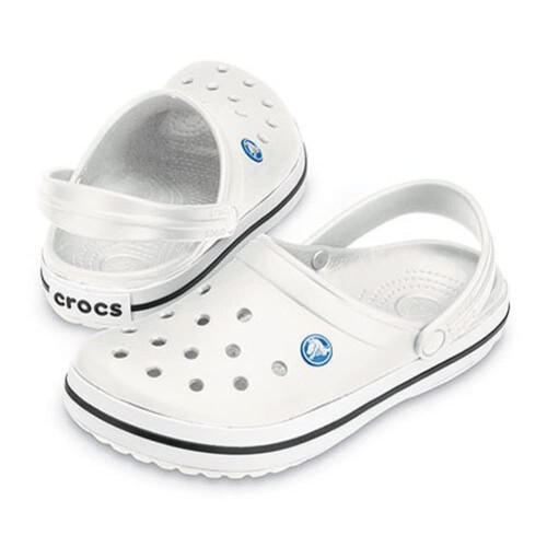 Crocs Crocs Unisex Crocband Clog, Wit, 12 US 1