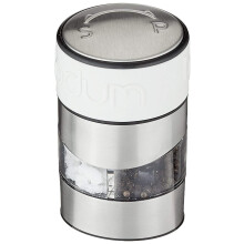 Bodum Twin Dual Salt and Pepper Grinder Off White