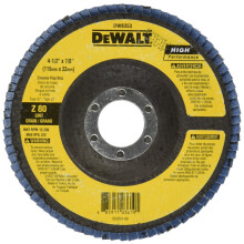 DEWALT DW8353 4-1/2-Inch by 7/8-Inch 80G Type 27 Flap Disc