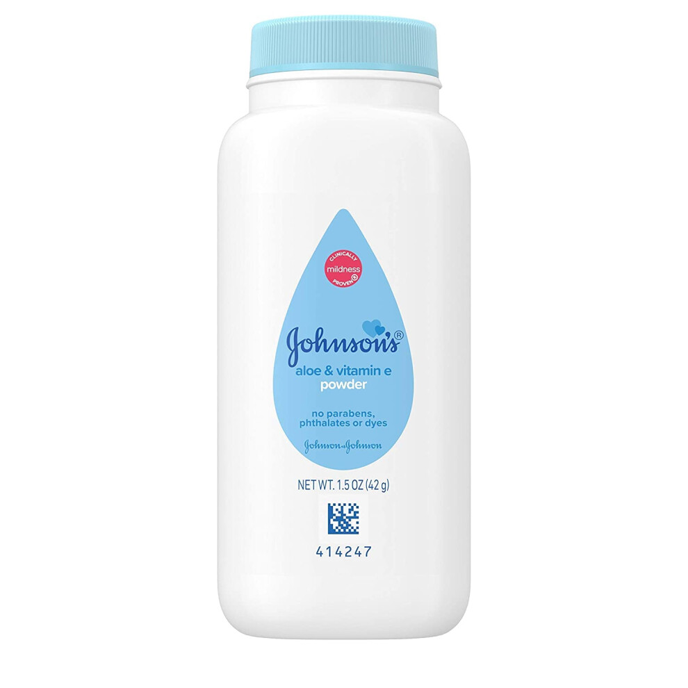 Johnson's Alo Vitamine E Poeder 1.5 Oz Verpakking Pure Ma Szetmeel 4.5 Ounce (Verpakking Van 3)-image