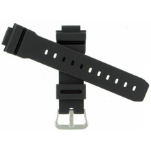 Casio 71606395 Svart gummiarmband 16mm(26mm)