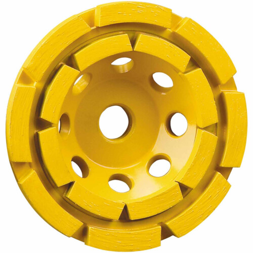 DeWalt Roda de Moagem DEWALT, Dupla Fileira, Copo de Diamante, 4-1/2 Polegadas (DW4774)