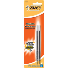 BIC Pen Refill for Wide Body/Velocity/Clear Click Medium Point Pack of 2 Blue - MRC21-B-BLU