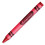 Crayola Crayola 52-0836-038 Επαναγέμιση Μονής Χρώματος Κραγιόν, 5/16" x 3-5/8" Μέγεθος, Κόκκινο 1