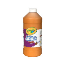 Crayola pest  v   temperamaali lapsille oranssi maali luokkahuonetarvikkeet myrkyt  n 32 unssin puristuspullo