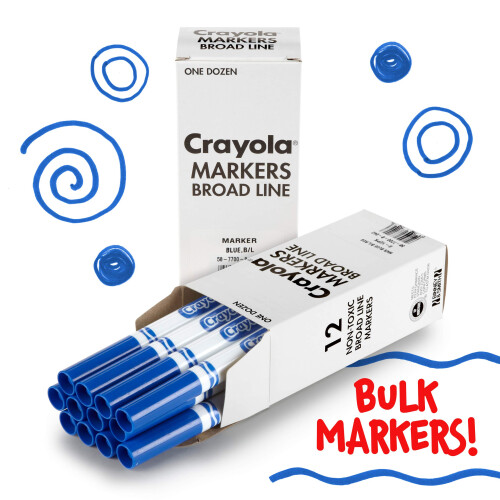 Crayola ?a??ad???? Crayola Broad Line - ?p?e (12 te????a) ??a pa?d??, s?????? e?d? ???a ??a e?pa?de?t?????, ?? t?????? ?a??ad???? a?ta??a?t???? ?e epa?a???s?? 2