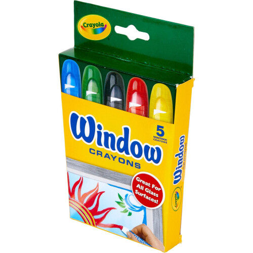 Crayola Crayola    Abwaschbare Fenstermalstifte, sortiert, 5 St  ck 2