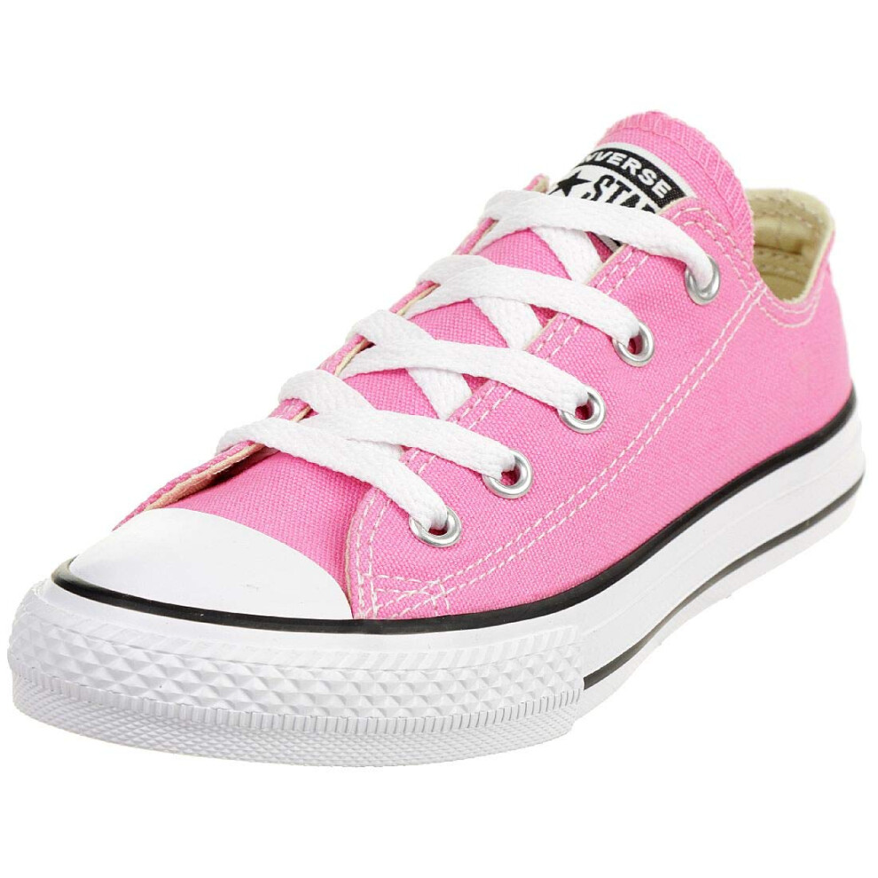 Converse unisex-child Chuck Taylor All Star Low Top Kids Sneaker  Pink  2 Little Kid
