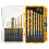 DeWalt Set Δοκιμαστικών Τρυπανιών DEWALT με Επίστρωση Τιτανίου, 21 Τεμάχια (DW1361) 1