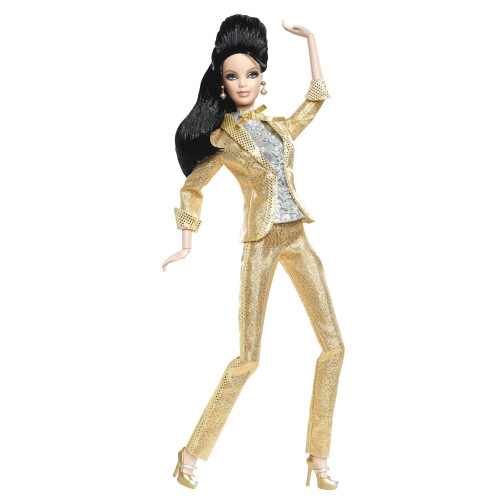 Barbie Une collectionneuse de Barbie adore la poup   e Elvis