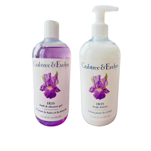 Crabtree & Evelyn Σετ μπάνιου Crabtree & Evelyn Iris με τζελ ντους και λοσιόν σώματος