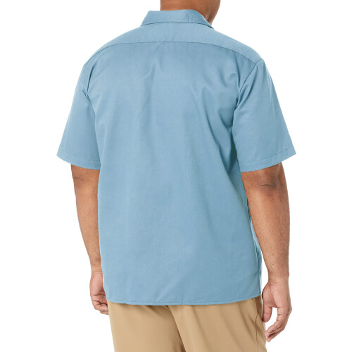 Dickies Dickies Ανδρικό Big-Tall Κοντομάνικο Πουκάμισο Εργασίας, Ανοιχτό Μπλε, 3X 1