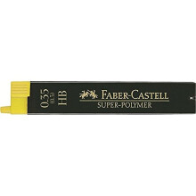 Faber-Castell Super-Polymer Bleistiftmine HB 0,35 mm Packung mit 12 für Faber-Castell TK-FINE VARIO L