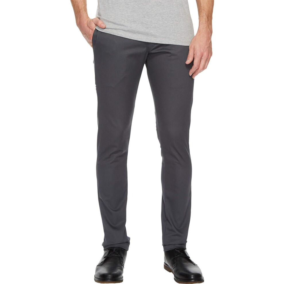 Dickies Mens Skinny Straight-Fit Work Utility Pants Charcoal 31W X 32L Us Not,Specified