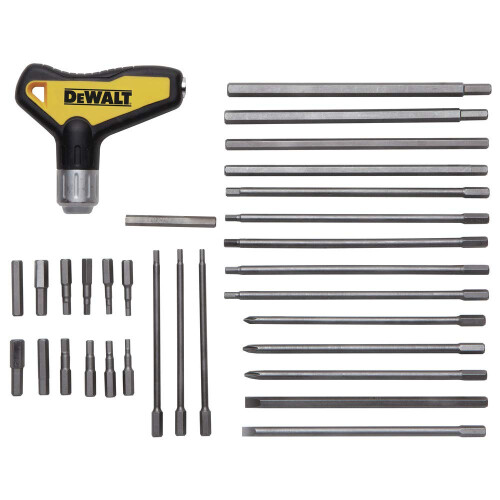 DEWALT Σετ Κλειδιών Hex, Ρατσατόρι, T-Handle, 31 Τεμαχίων (DWHT70265) 1