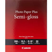 Canon SG-201 8X10(50) Fotopapier Plus Semi-Gloss 8" x 10" (50 Vellen)