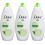 Dove Dove Glowing Ritual Θρεπτικά Μυστικά Αφρόλουτρο - 3 Συσκευασίες x 16.9 Fl.Oz / 500ml Κάθε 1