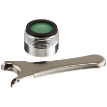 Danze DA613073N Junior Male vandhane Aerator Kit med lamin?r flowm?nster 1,5 gpm krom