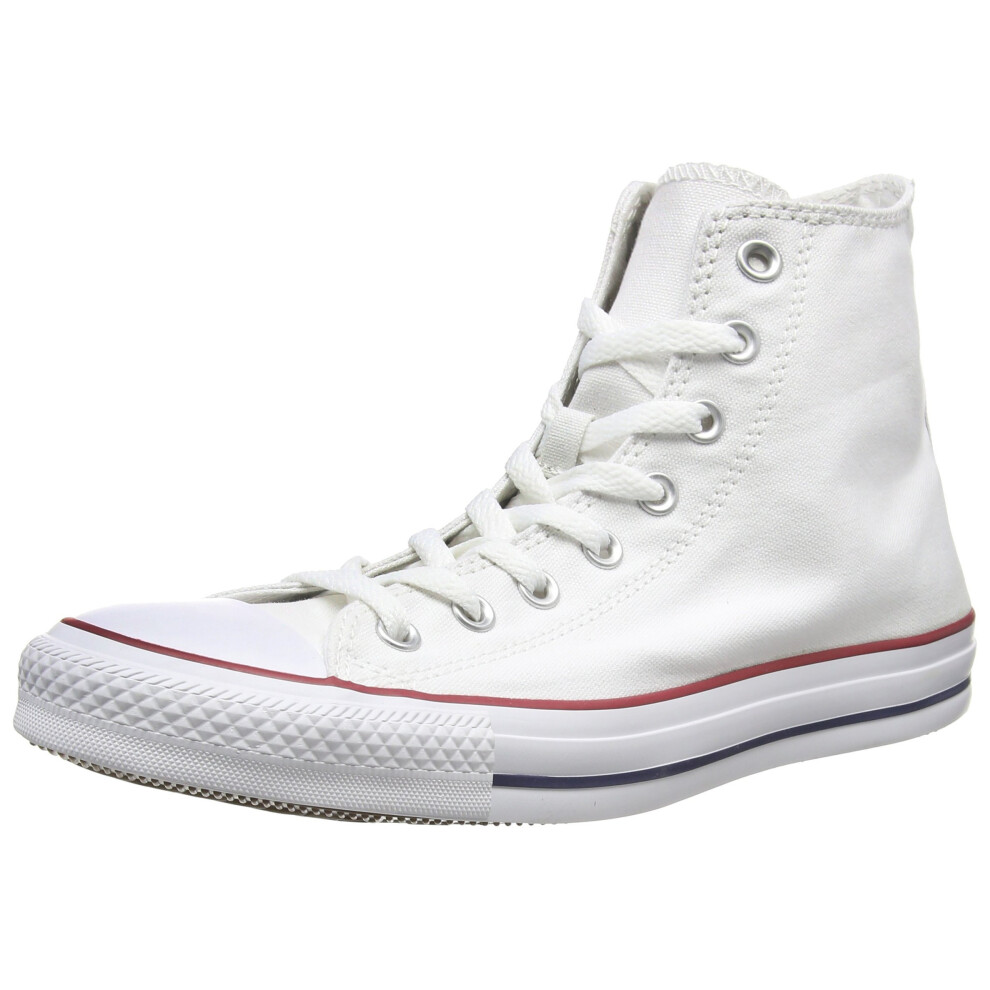 Converse Womens All Star Hi High Top Chuck Taylor Chucks Trainers - Optical White - 7.5