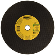 DEWALT DWA8036 Concrete/Masonry Port Cutoff Wheel, 12-Inch x 1/8-Inch x 1-Inch, Aluminum Oxide, Coarse Grit, Reinforced, Multi, For Angle Grinder