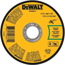 DEWALT DWA8051C Muurauskatkaisulaikka 4-1/2 tuumaa x 0,045 tuumaa x 7/8 tuumaa