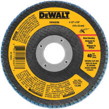 DEWALT DWA8206 40-karkeuksinen zirkoniumoksidi T27 -l pp 4-1/2-tuumaa x 7/8-tuumaa