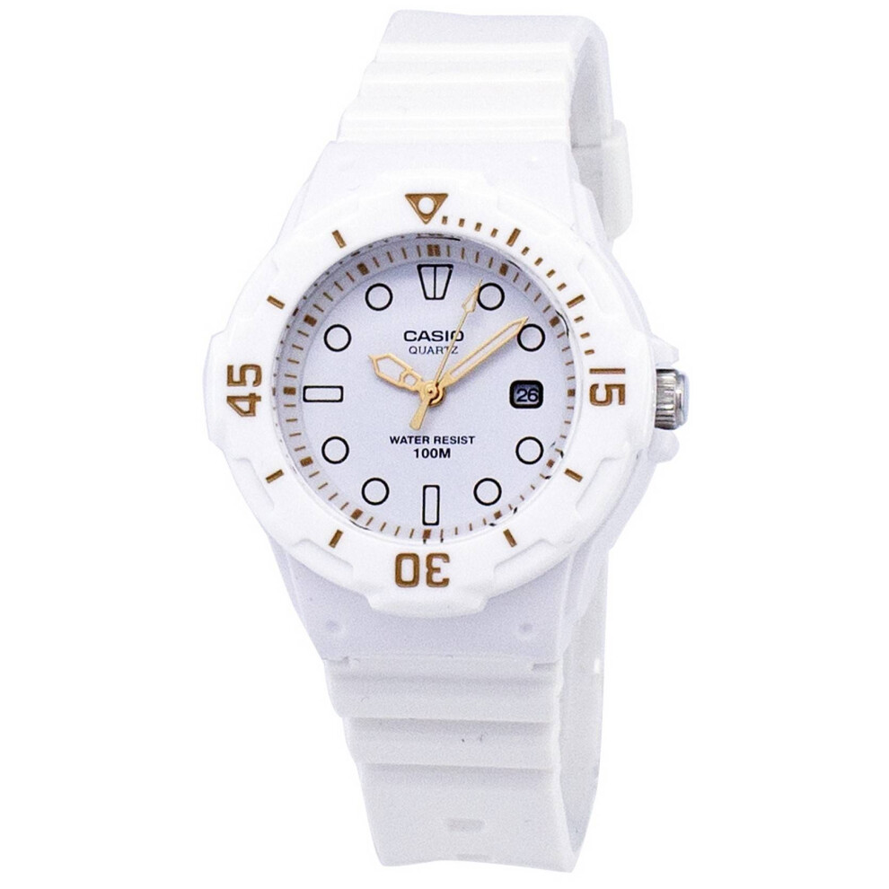 Casio Enticer Classic Analog White Dial LRW-200H-7E2VDF LRW200H-7E2VDF Women's Watch