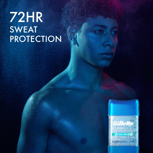 Gillette Gillette Αντιιδρωτικό και Αποσμητικό για Άνδρες Clear Gel Cool Wave Scent Άρωμα 2,85 oz 1