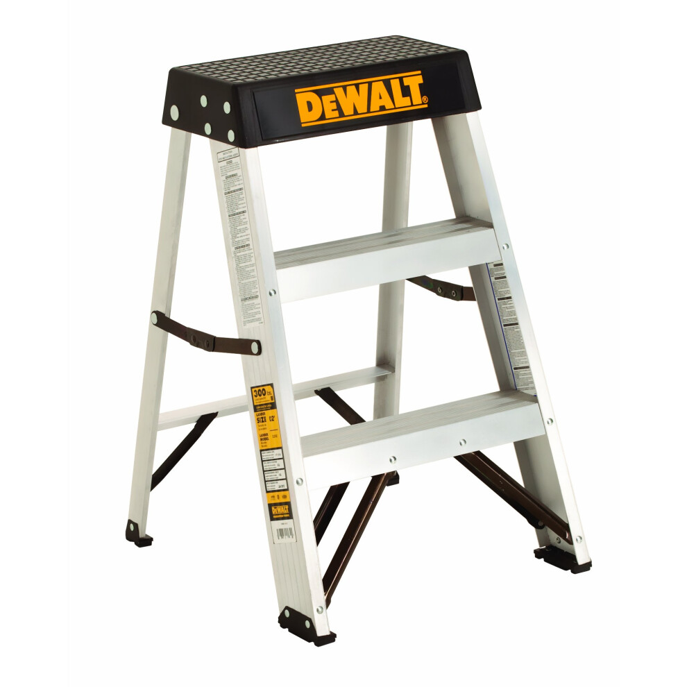 DeWalt DXL2010-02 2-Foot Step Stool Industrial  2-Feet  Silver