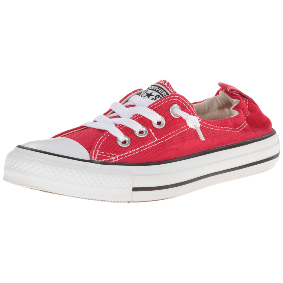 Converse Women's Chuck Taylor All Star Shoreline Low Top Sneaker  Varsity Red  10.5