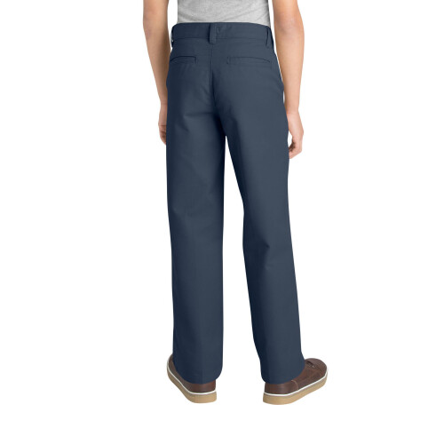 Dickies Dickies jongens Flex Taille Flat Front broek Donker Marine 18 Husky 1