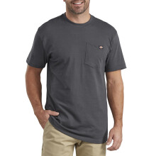 Dickies Herren-Kurzarm-T-Shirt mit Tasche, Anthrazit, X-Large