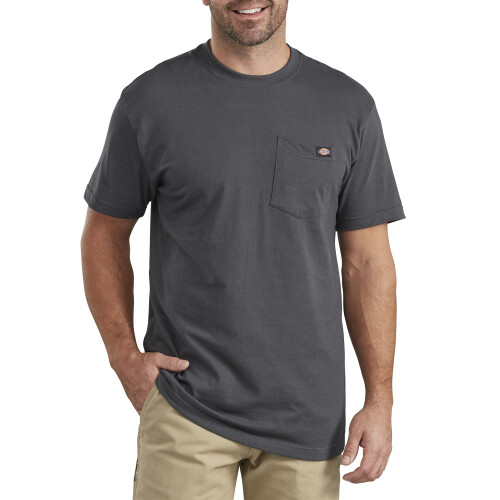 Dickies Dickies Herren-Kurzarm-T-Shirt mit Tasche, Anthrazit, X-Large